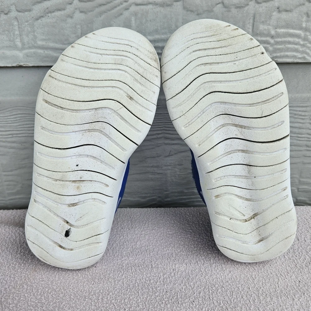 Nike Flex Contact 3 Hook & Loop Sneaker SZ 11.5C Blue Breathable AR4152-400